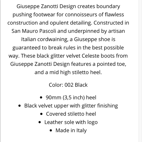 COPY - Giuseppe Zanotti Velvet Stretch Glitter Bootie - Picture 6 of 12